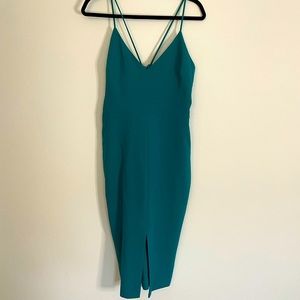 Likely Teal Green Midi Dress